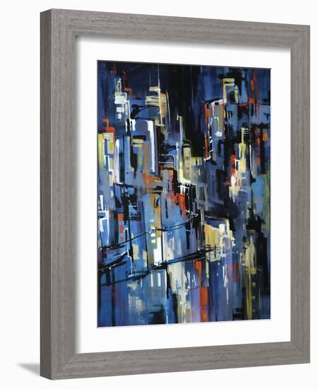 Night Lights-Sydney Edmunds-Framed Giclee Print