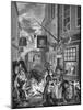 Night - London-William Hogarth-Mounted Giclee Print