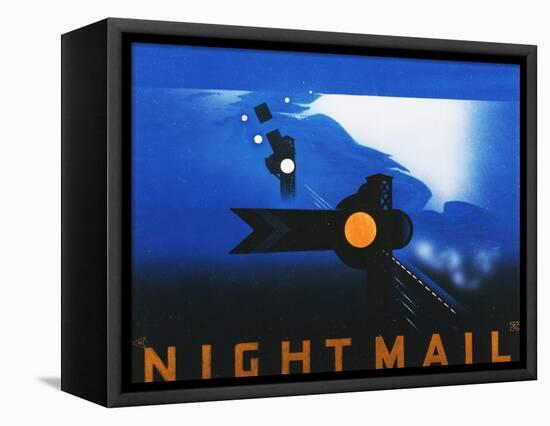 Night Mail-Pat Keely-Framed Stretched Canvas