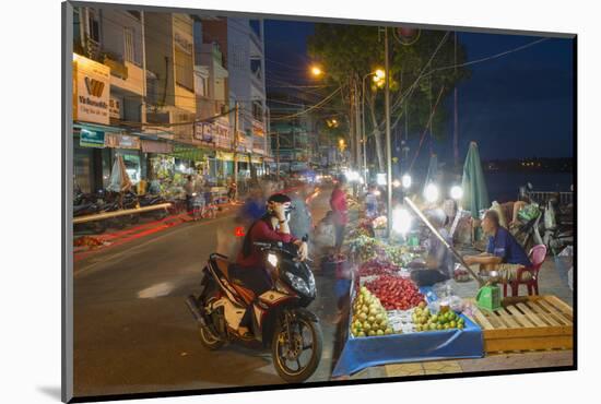 Night Market, Ben Tre, Mekong Delta, Vietnam, Indochina, Southeast Asia, Asia-Ian Trower-Mounted Photographic Print