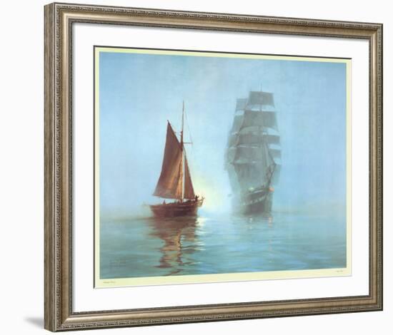 Night Mists-Montague Dawson-Framed Art Print