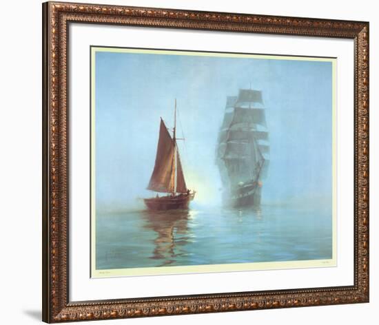 Night Mists-Montague Dawson-Framed Art Print