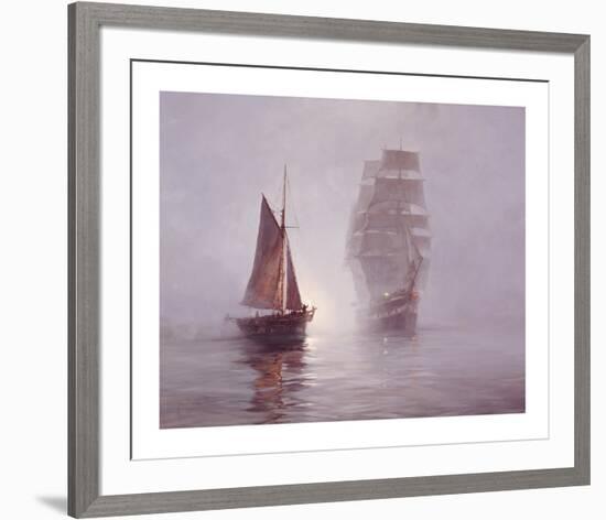 Night Mists-Montague Dawson-Framed Premium Giclee Print