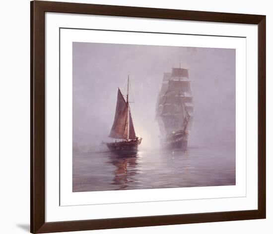 Night Mists-Montague Dawson-Framed Premium Giclee Print