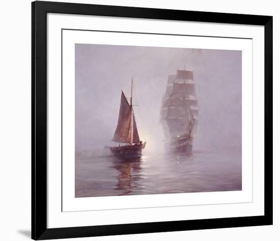 Night Mists-Montague Dawson-Framed Premium Giclee Print