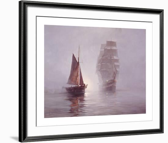 Night Mists-Montague Dawson-Framed Premium Giclee Print
