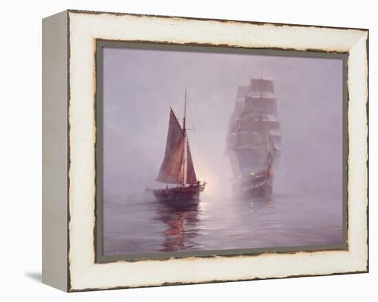 Night Mists-Montague Dawson-Framed Stretched Canvas