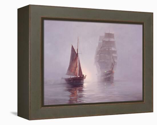 Night Mists-Montague Dawson-Framed Stretched Canvas