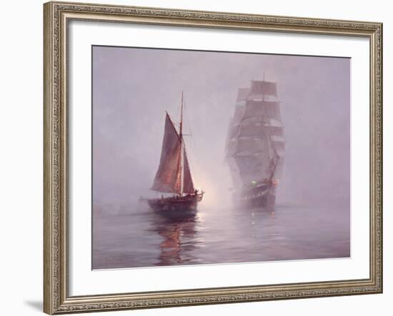 Night Mists-Montague Dawson-Framed Premium Giclee Print