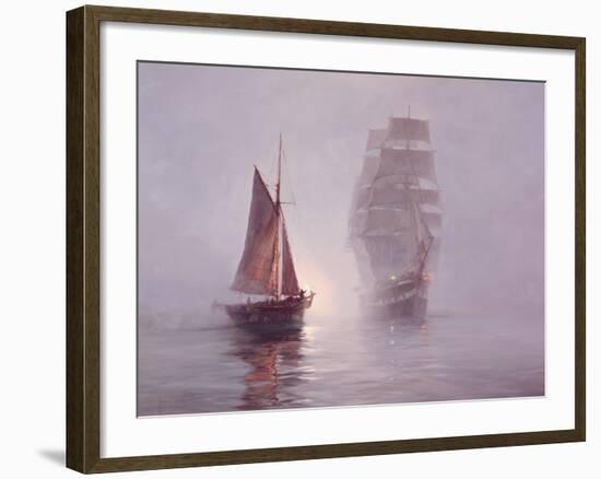 Night Mists-Montague Dawson-Framed Premium Giclee Print