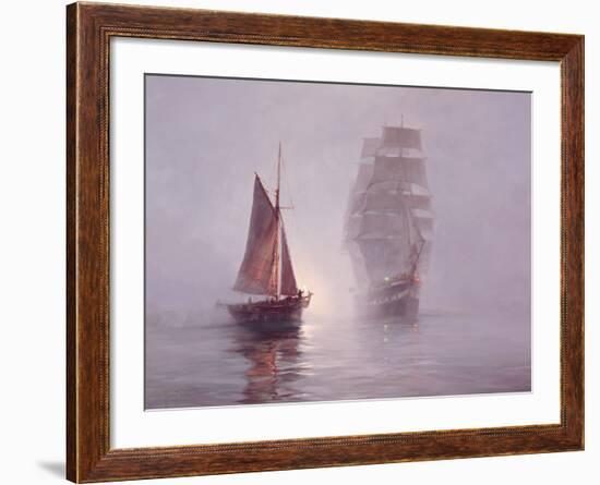 Night Mists-Montague Dawson-Framed Premium Giclee Print