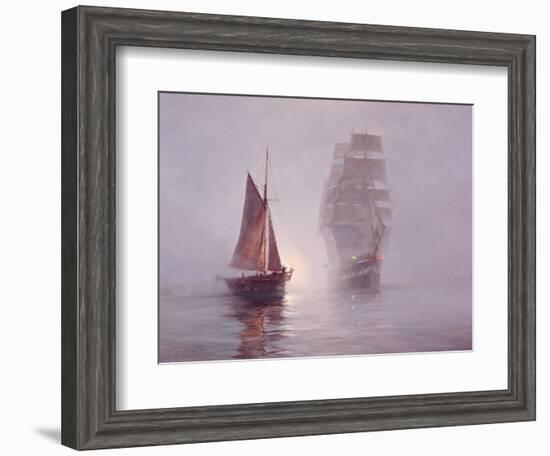 Night Mists-Montague Dawson-Framed Art Print