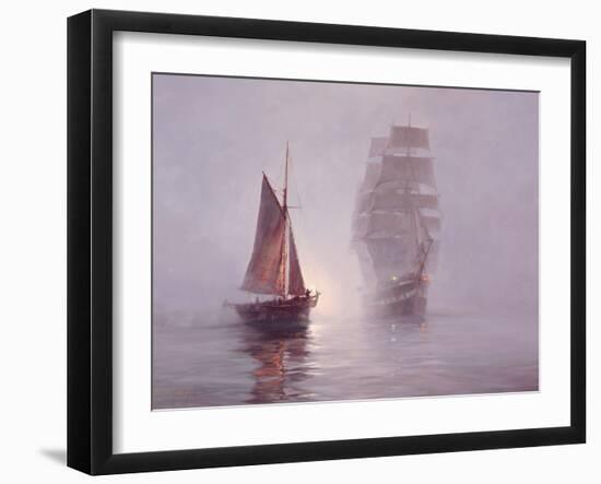 Night Mists-Montague Dawson-Framed Art Print