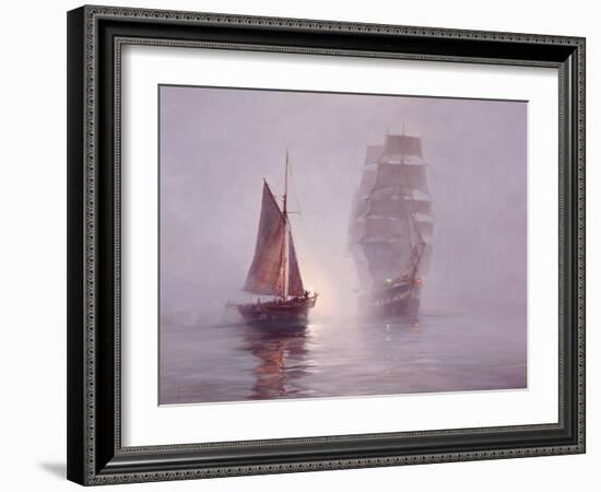 Night Mists-Montague Dawson-Framed Art Print