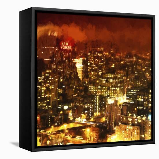 Night Mood of Midtown New York-Philippe Hugonnard-Framed Premier Image Canvas