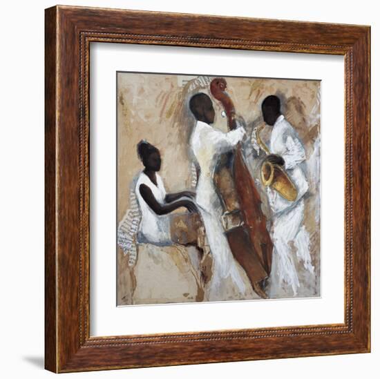 Night of Blues-Tat Vila-Framed Giclee Print