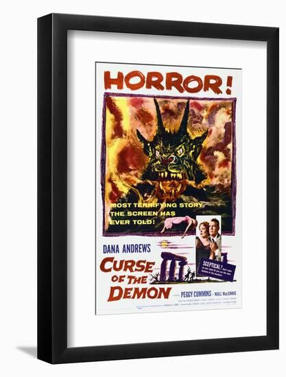 Night of the Demon - Movie Poster Reproduction-null-Framed Photo