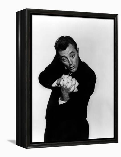 Night of the Hunter, Robert Mitchum, 1955-null-Framed Stretched Canvas