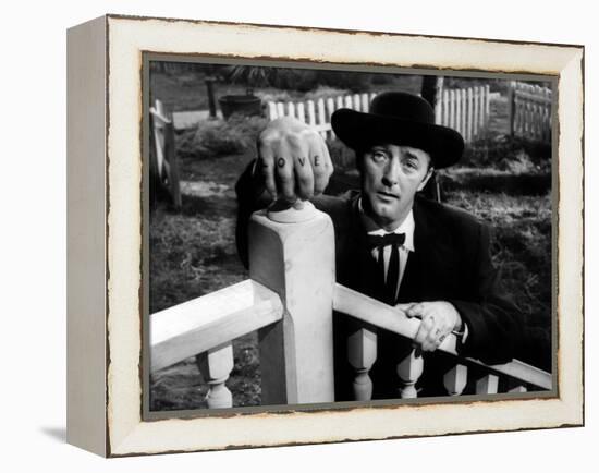 Night of the Hunter, Robert Mitchum, 1955-null-Framed Stretched Canvas