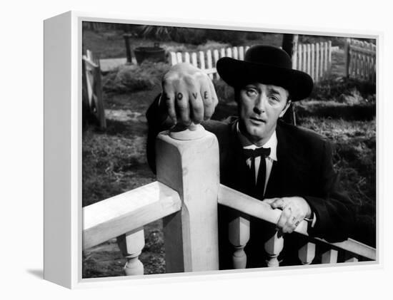 Night of the Hunter, Robert Mitchum, 1955-null-Framed Stretched Canvas