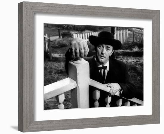 Night of the Hunter, Robert Mitchum, 1955-null-Framed Photo