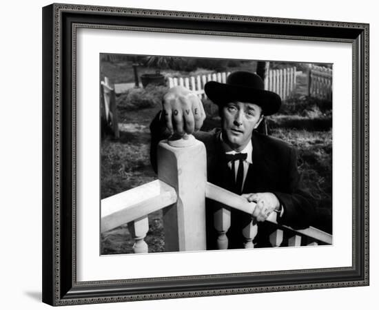 Night of the Hunter, Robert Mitchum, 1955-null-Framed Photo