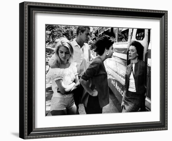 Night Of The Iguana, Sue Lyon, Ava Gardner, James Ward, Grayson Hall, 1964-null-Framed Photo