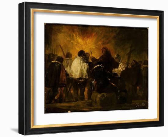 Night of the Inquisition-Francisco de Goya-Framed Giclee Print