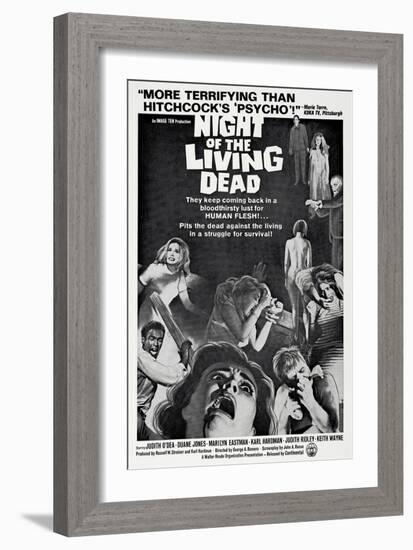 Night of the Living Dead, 1968-null-Framed Art Print