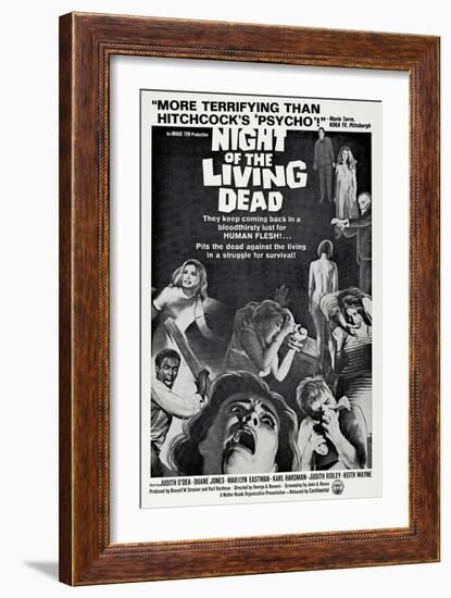 Night of the Living Dead, 1968-null-Framed Art Print