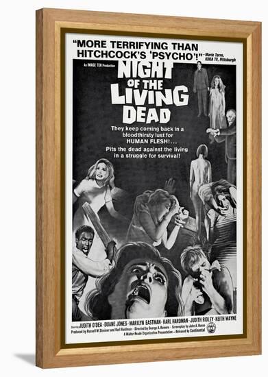 Night of the Living Dead, 1968-null-Framed Stretched Canvas