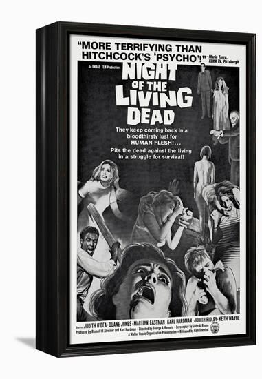 Night of the Living Dead, 1968-null-Framed Stretched Canvas