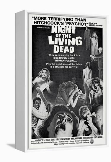 Night of the Living Dead, 1968-null-Framed Stretched Canvas