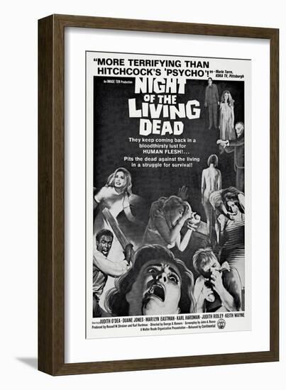 Night of the Living Dead, 1968-null-Framed Premium Giclee Print