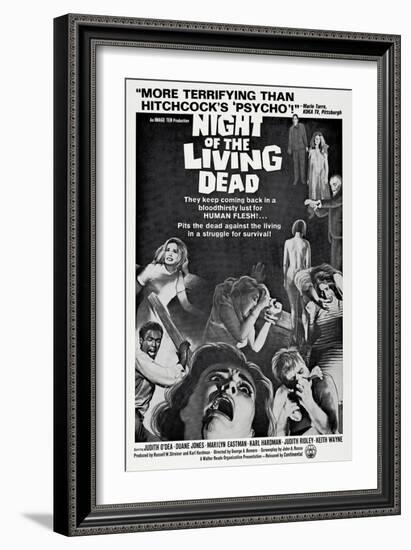 Night of the Living Dead, 1968-null-Framed Premium Giclee Print