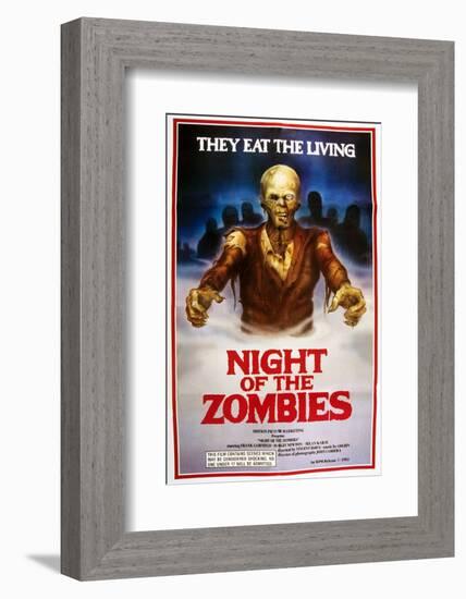 Night of the Zombies, (AKA Virus, AKA Hell of the Living Dead), 1980-null-Framed Photo