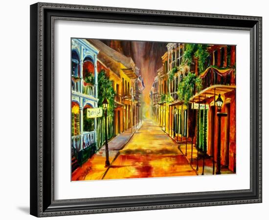 Night on Royal Street-Diane Millsap-Framed Art Print