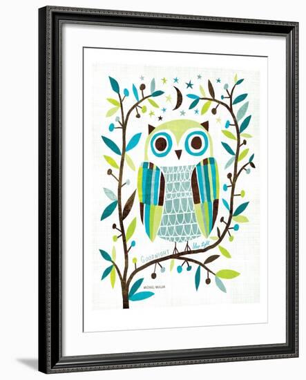 Night Owl II-Michael Mullan-Framed Premium Giclee Print