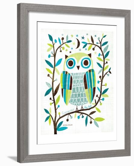 Night Owl II-Michael Mullan-Framed Premium Giclee Print