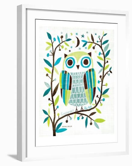 Night Owl II-Michael Mullan-Framed Premium Giclee Print