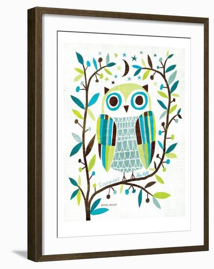 Night Owl II-Michael Mullan-Framed Premium Giclee Print