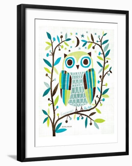 Night Owl II-Michael Mullan-Framed Premium Giclee Print