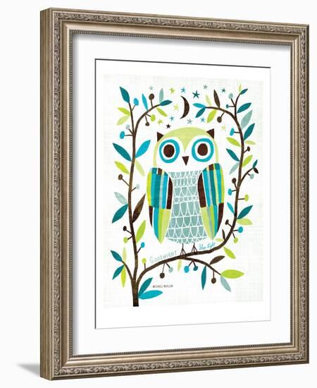 Night Owl II-Michael Mullan-Framed Premium Giclee Print