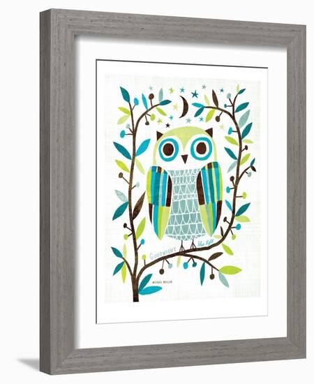 Night Owl II-Michael Mullan-Framed Premium Giclee Print