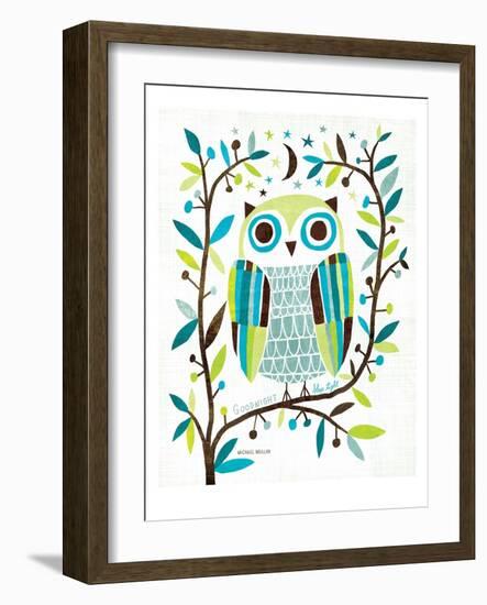 Night Owl II-Michael Mullan-Framed Premium Giclee Print