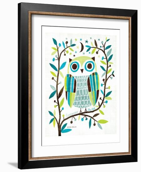 Night Owl II-Michael Mullan-Framed Premium Giclee Print