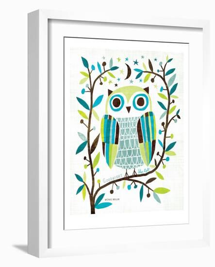 Night Owl II-Michael Mullan-Framed Premium Giclee Print