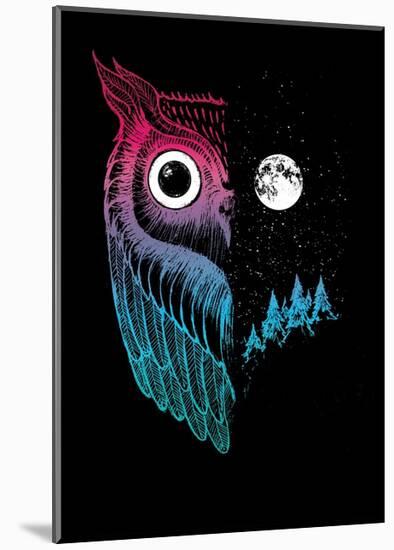 Night Owl-Michael Buxton-Mounted Art Print