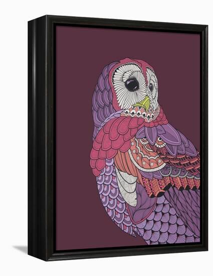 Night Owl-Drawpaint Illustration-Framed Premier Image Canvas