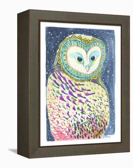 Night Owl-Kerstin Stock-Framed Stretched Canvas